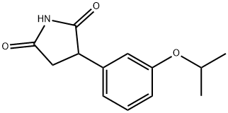 3-(3-propan-2-yloxyphenyl)pyrrolidine-2,5-dione 구조식 이미지