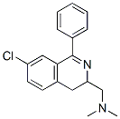 1-(7-chloro-1-phenyl-3,4-dihydroisoquinolin-3-yl)-N,N-dimethyl-methana mine 구조식 이미지