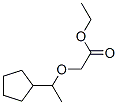 아세트산,(1-시클로펜틸에톡시)-,에틸에스테르(9CI) 구조식 이미지