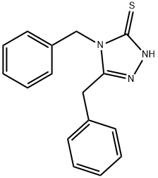 4,5-Dibenzyl-3-sulphanyl-4H-1,2,4-triazole, 4,5-Dibenzyl-4H-1,2,4-triazole-3-thiol Structure