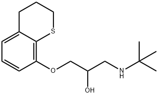 1-(tert-butylamino)-3-[(3,4-dihydro-2H-1-benzothiopyran-8-yl)oxy]propan-2-ol Structure