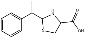 2-(1-PHENYL-ETHYL)-THIAZOLIDINE-4-CARBOXYLIC ACID Structure