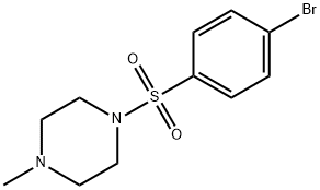 1-[(4-브로모페닐)설포닐]-4-메틸피페라진 구조식 이미지