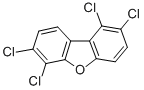 1,2,6,7-TETRACHLORODIBENZOFURAN Structure