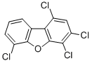 1,3,4,6-tetrachlorodibenzofuran 구조식 이미지