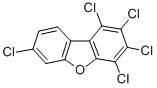 1,2,3,4,7-PENTACHLORODIBENZOFURAN Structure