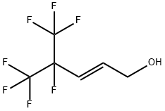 4,5,5,5-테트라플루오로-4-(트리플루오로메틸)PENT-2-EN-1-OL 구조식 이미지