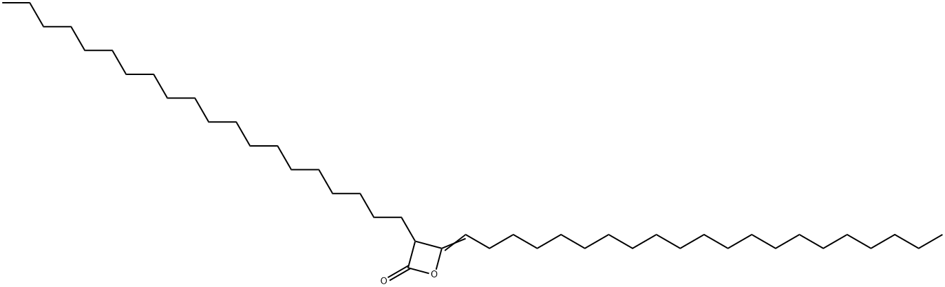 2-Oxetanone, 3-eicosyl, 4-heneicosylidene Structure