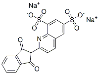 DISODIUM 2-(1,3-DIOXOINDEN-2-YL)QUINOLINE-6,8-DISULFONATE Structure