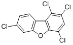 1,2,4,7-TETRACHLORODIBENZOFURAN 구조식 이미지