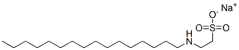 sodium 2-(hexadecylamino)ethanesulphonate Structure