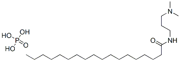N-[3-(dimethylamino)propyl]stearamide phosphate Structure