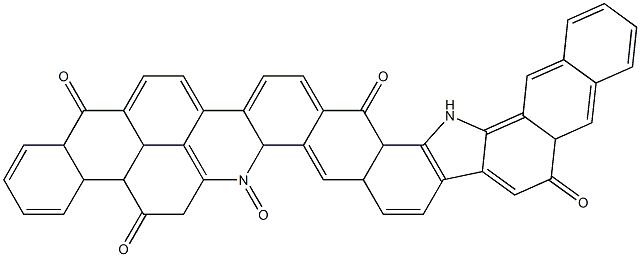 5H-anthra[2,1,9-mna]naphth[2'',3'':6',7']indolo[2',3':5,6]naphth[2,3-h]acridine-5,7,12,20,25(6H,19H)-pentone Structure