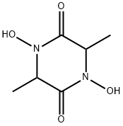 2,5-Piperazinedione,1,4-dihydroxy-3,6-dimethyl-(9CI) Structure