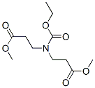 methyl N-(ethoxycarbonyl)-N-(3-methoxy-3-oxopropyl)-beta-alaninate 구조식 이미지