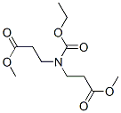 methyl N-(ethoxycarbonyl)-N-(3-methoxy-3-oxopropyl)-beta-alaninate Structure