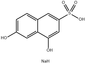 Sodium 2,8-dihydroxynaphthalene-6-sulfonate 구조식 이미지