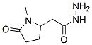 1-methyl-5-oxopyrrolidine-2-acetohydrazide Structure