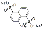 4-aminonaphthalene-1,5-disulphonic acid, sodium salt 구조식 이미지
