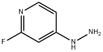 피리딘,2-플루오로-4-히드라지노-(9CI) 구조식 이미지