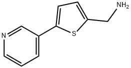 (5-PYRID-3-YLTHIEN-2-YL)METHYLAMINE Structure