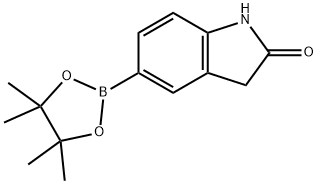 5-(4,4,5,5-TETRAMETHYL-1,3,2-DIOXABOROLAN-2-YL) INDOLIN-2-ONE 구조식 이미지