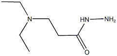 3-(DIETHYLAMINO)PROPANOHYDRAZIDE Structure