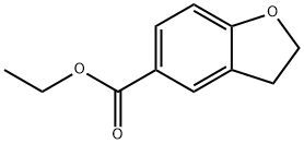 5-Benzofurancarboxylic acid, 2,3-dihydro-, ethyl ester 구조식 이미지