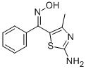 (2-Amino-4-methyl-5-thiazolyl)phenylmethanoneoxime Structure