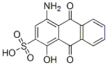 4-Amino-9,10-dihydro-1-hydroxy-9,10-dioxo-2-anthracenesulfonic acid Structure