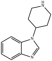 1-(4-piperidinyl)-1H-benzimidazole          Structure