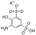 칼륨수소-5-아미노-4-히드록시벤젠-1,3-디술포네이트 구조식 이미지