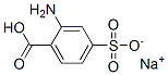 나트륨수소4-술포나토안트라닐레이트 구조식 이미지