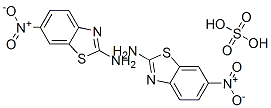 bis(6-nitrobenzothiazol-2-amine) sulphate 구조식 이미지