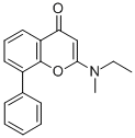 2-(Etilmetilammino)-8-fenilcromone [Italian] Structure