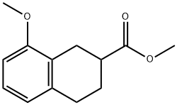 Methyl 8-Methoxy-1,2,3,4-tetrahydronaphthalene-2-carboxylate Structure