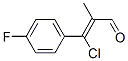 3-chloro-3-(4-fluorophenyl)methacrylaldehyde Structure