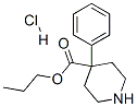 propyl 4-phenylpiperidine-4-carboxylate hydrochloride Structure