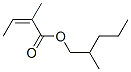 2-methylpentyl 2-methylisocrotonate Structure