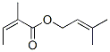 3-methylbut-2-enyl 2-methylisocrotonate 구조식 이미지