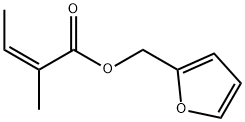 2-furylmethyl 2-methylcrotonate  Structure