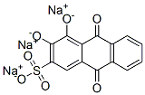 trisodium 9,10-dihydro-3,4-dioxido-9,10-dioxoanthracene-2-sulphonate Structure