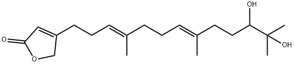 4-[(3E,7E)-11,12-Dihydroxy-4,8,12-trimethyl-3,7-tridecadienyl]-2(5H)-furanone Structure