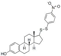 3-hydroxy-17-(4-nitrophenyldithio)-1,3,5(10)-estratriene 구조식 이미지