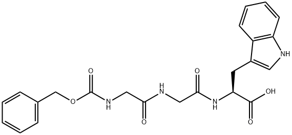 Z-GLY-GLY-TRP-OH Structure