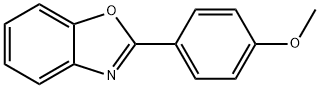 2-(4-METHOXY-PHENYL)-BENZOOXAZOLE 구조식 이미지