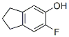 1H-Inden-5-ol,  6-fluoro-2,3-dihydro- 구조식 이미지