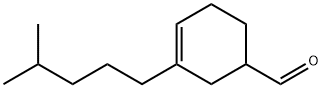 3-(4-methylpentyl)cyclohex-3-ene-1-carbaldehyde Structure