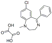 7-chloro-2,3-dihydro-1-methyl-5-phenyl-1H-benzo-1,4-diazepine oxalate 구조식 이미지