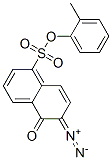 o-tolyl 6-diazo-5,6-dihydro-5-oxonaphthalene-1-sulphonate 구조식 이미지
